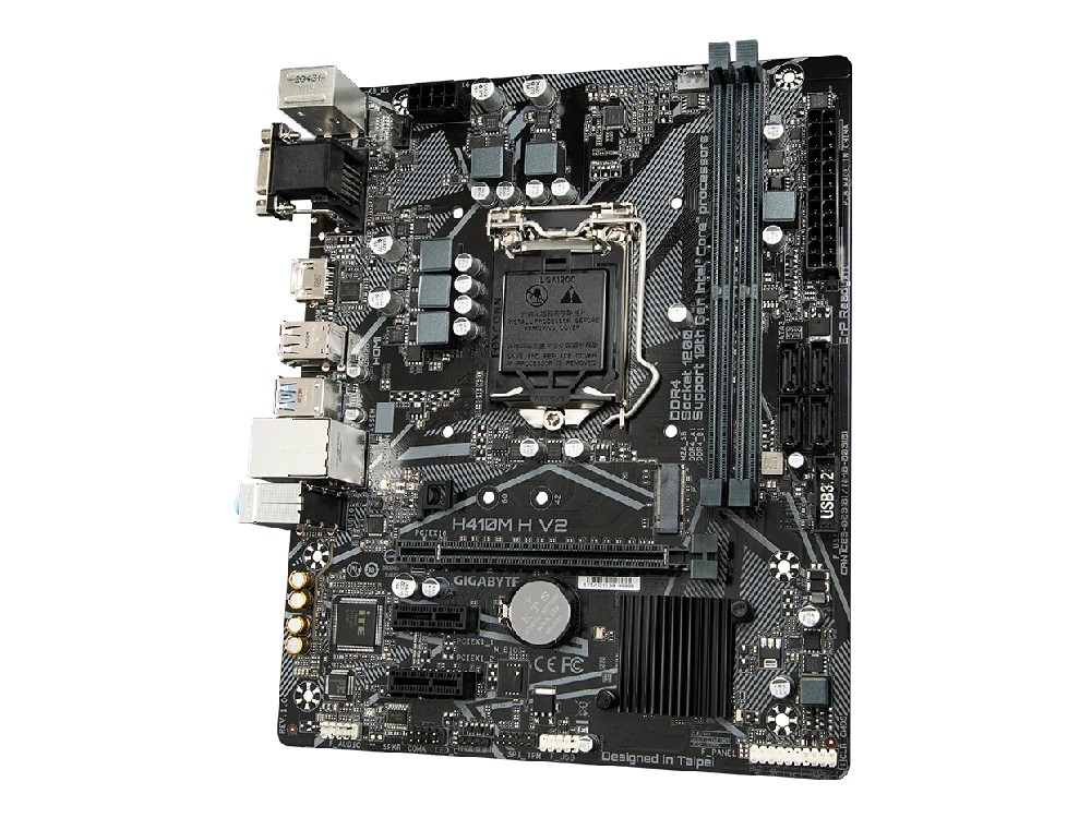MB Gigabyte H410M H V2 LGA1200 DDR4 2933MHz SATA3 M.2 USB3.2 GBit LAN HDMI/VGA