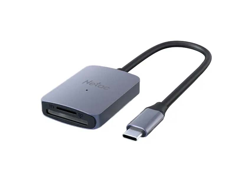 Card Reader USB 3.0 Type-C Netac WK12 Grey