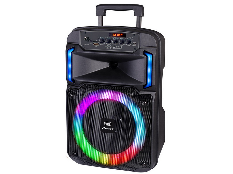 Speaker Trevi XF 370 KB KARAOKE 25W w/BT, Mic, microSD, USB, AUX-IN, Trolley
