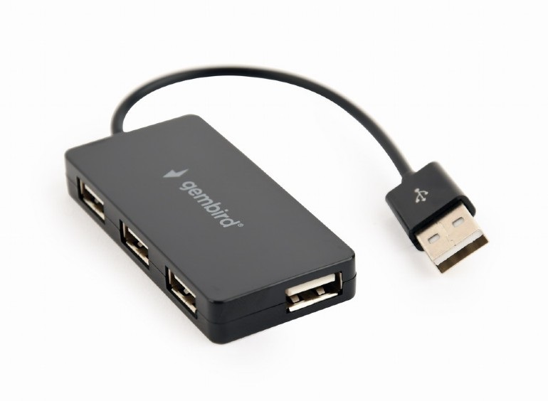 GEMBIRD UHBU2P404 USB HUB 2.0 4-PORT BLACK