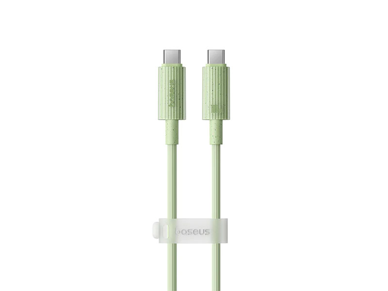 Cable USB 2.0 Type-C to Type-C 2m Baseus Habitat PD 100W Natural Green