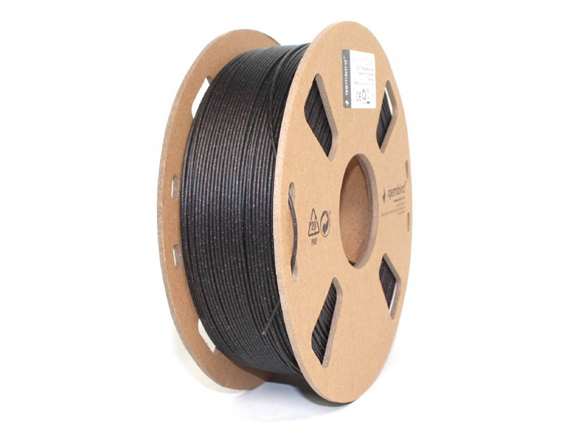 Filament for 3D Printer PLA 1.75mm Gembird Three Galaxy Black