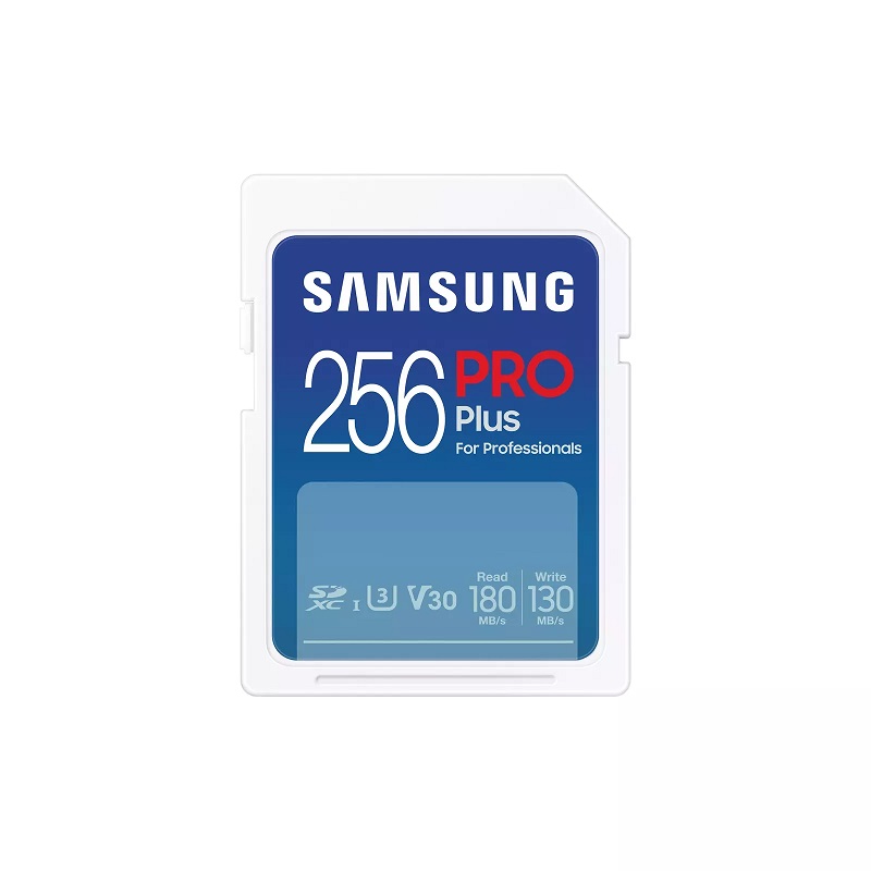 Secure Digital Samsung 256GB SDXC PRO Plus 180R/130W U3 V30