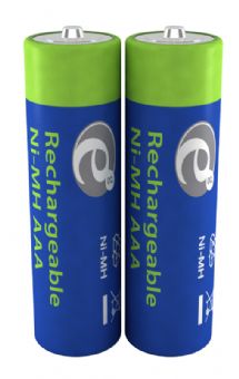 Batteries 1000mAH Rech. NI-MH AAA 2pcs EnerGenie