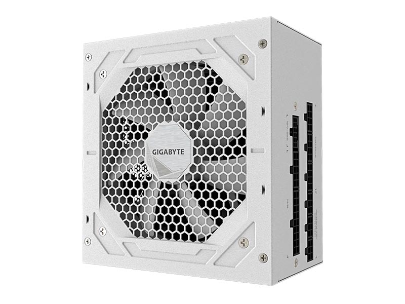 PSU 1000W Gigabyte UD1000GM PG5 ICE 80Plus GOLD, Modular,120mm Fan PCIe Gen 5.0 Ready 12VHPWR White