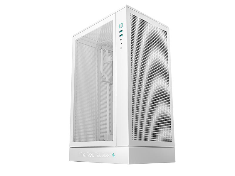 ATX Micro Case Deepcool CH270 DIGITAL White w/USB 3.0 x2, Type-C