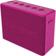 Speaker Creative Bluetooth Portable Splashproof MUVO 2C Pink with Built-in MP3 Player