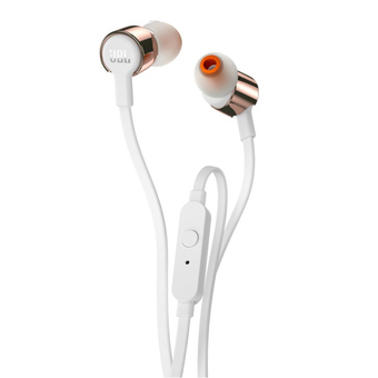 Earphones JBL T210 w/microphone Rose Gold