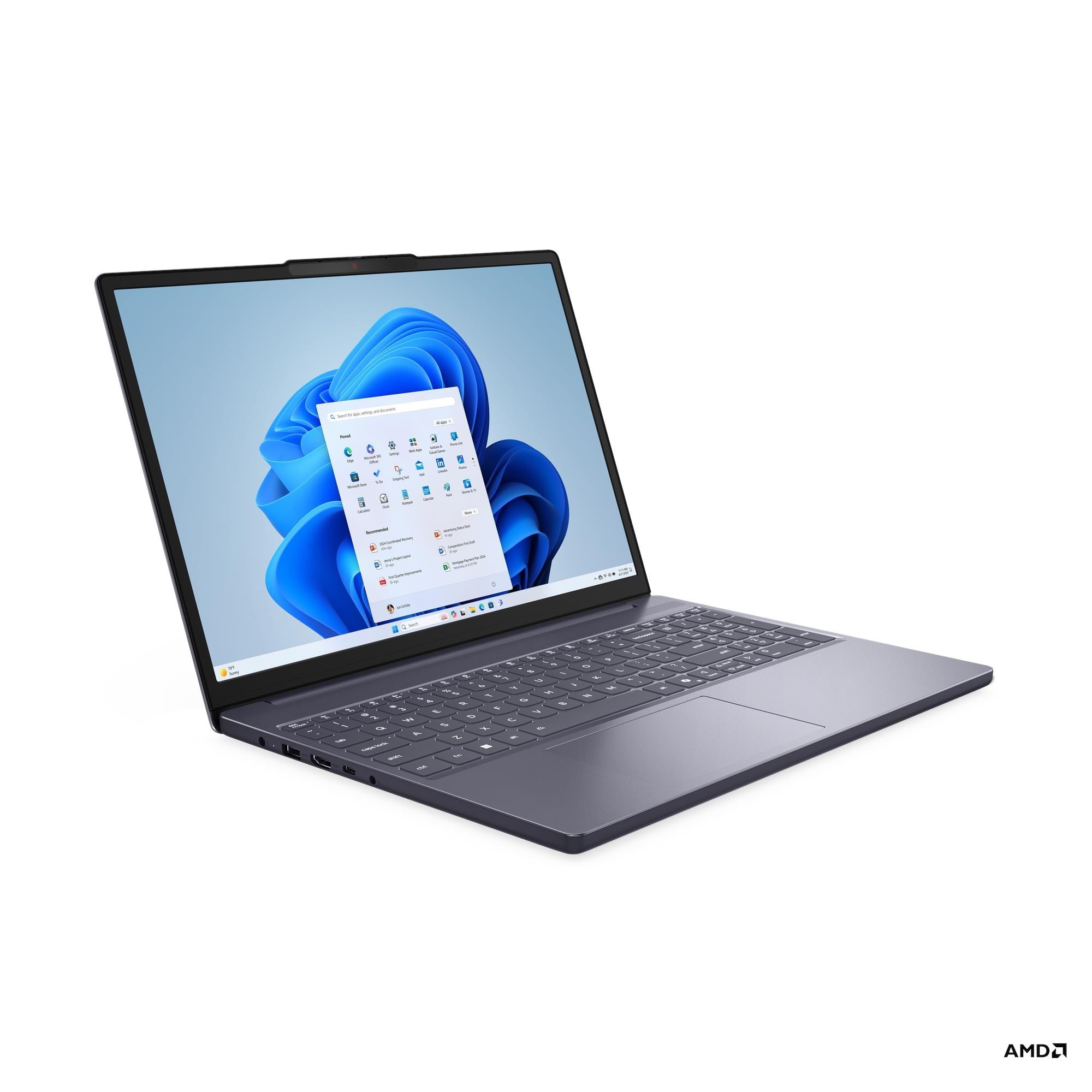 Notebook Lenovo IdeaPad Slim 3 Ryzen 5 7535HS/16GB/512GB/15.3" WUXGA IPS/USB-C
