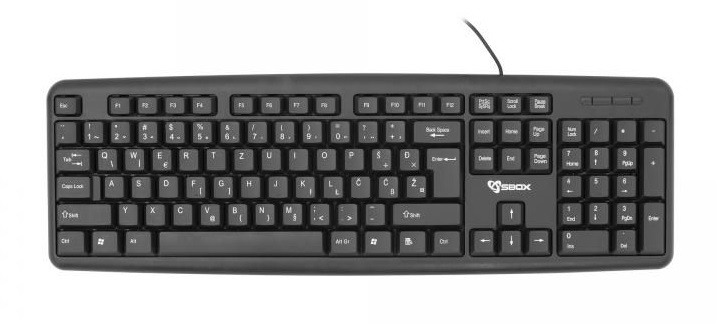 Keyboard SBOX K-14 USB Black