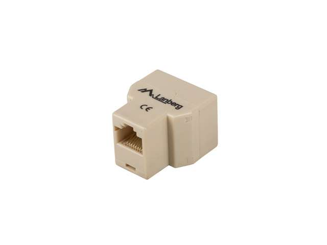 Extension Coupler Inline Spliter Lanberg 1 x RJ-45 to 2 x RJ-45