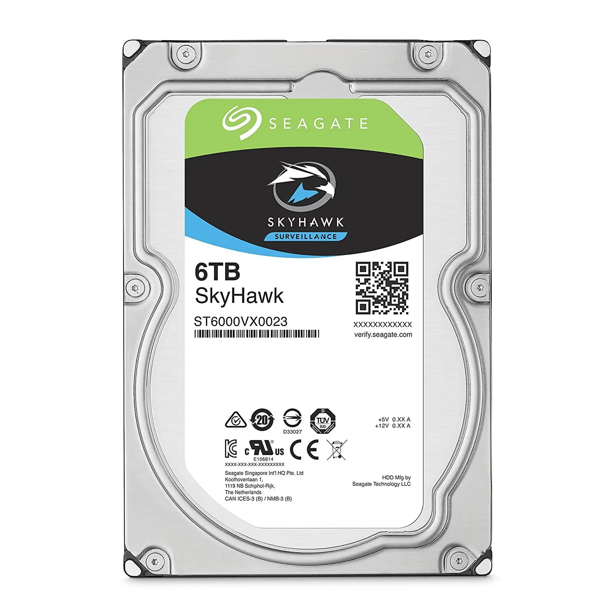 HDD 3.5" 6TB Seagate SkyHawk Surveillance ST6000VX009