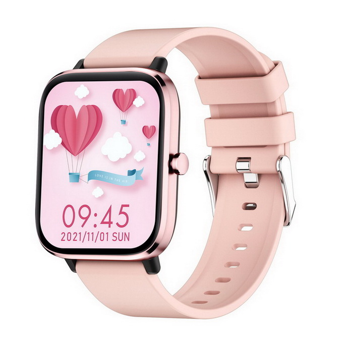 North Edge Healthcare Watch NT45S Pink with Heart Rate, Blood Pressure, Blood Oxygen, Temperature