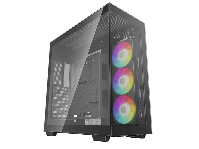 ATX / E-ATX Midi Tower Case Deepcool CH780 Black ARGB w/4x USB 3.0, 3x 140mm(420mm), LED Fans