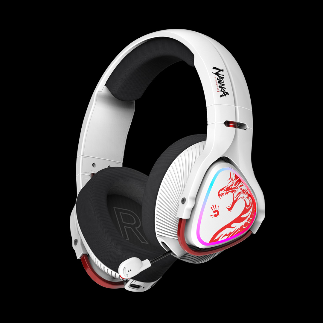 Headphones A4 MR720 Bloody Gaming RGB Wireless/Bluetooth Naraka