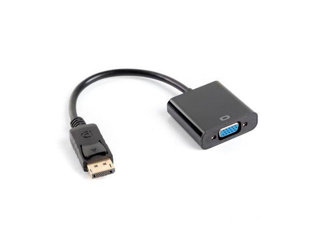 Display Port to VGA Adapter Lanberg Black