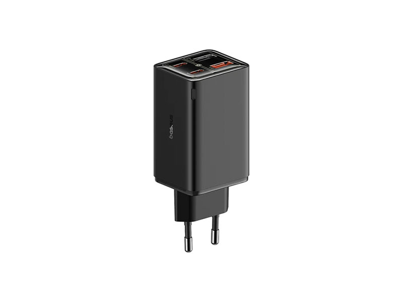 USB Universal Power Charger Baseus GaN6 Pro PD 65W 2xUSB-A + 2xType-A Black