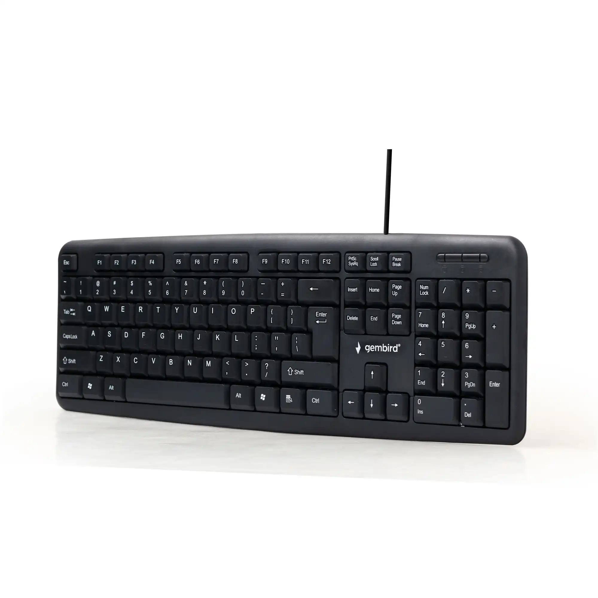 Keyboard Gembird KB-U-103 USB Black
