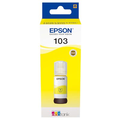 Cart.Epson 103 Yellow ink bottle 65ml for L1110/L3111/L3151/L1250/L1210/L3211/L3251/L3550