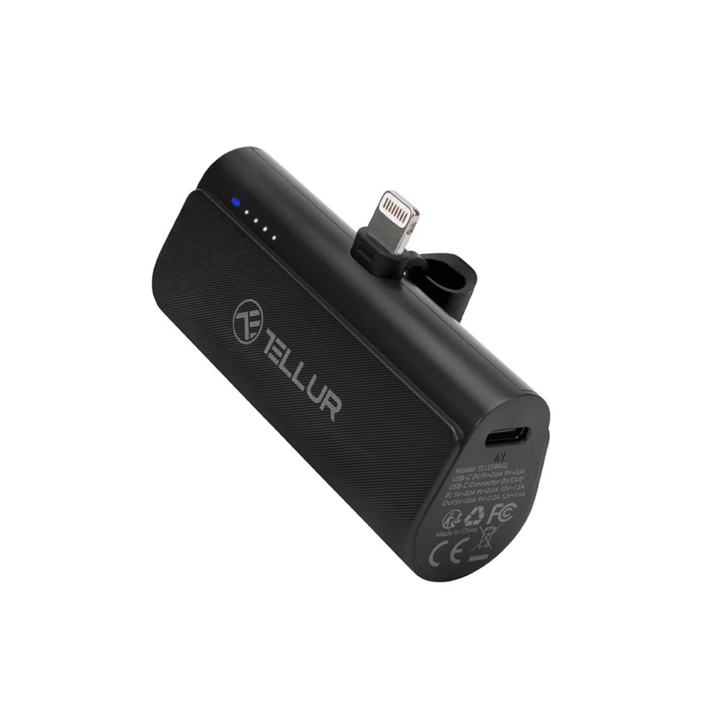Power Bank Tellur PD203 5000mAh For Apple Iphone Lightning Black