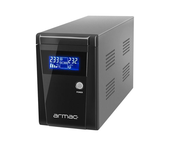 UPS Armac Office 1000VA 650W 230V, 3xSchuko/ LCD/Metal Case