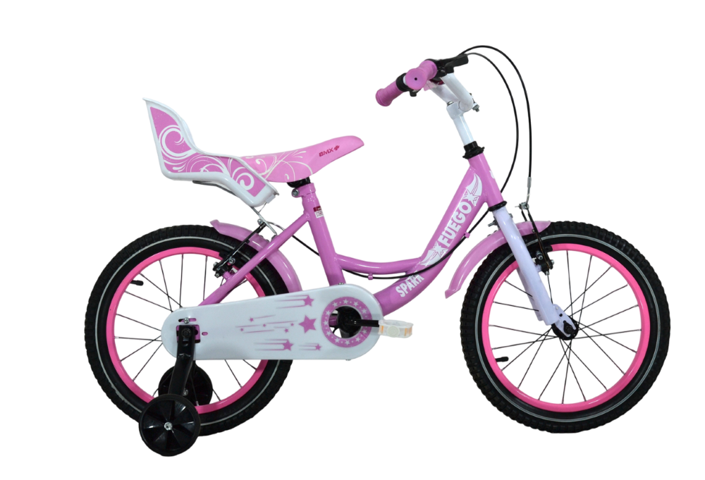 Детски велосипед FUEGO SPARK PINK AB16"