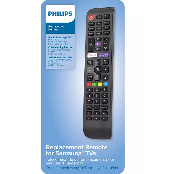 PHILIPS SRP4010 UNIVERSAL REMOTE CONTROL FOR SAMSUNG TVS
