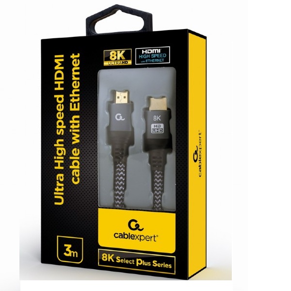 Cable HDMI M/M 3m v.2.1 Ultra High Speed 8K with ethernet Cablexpert