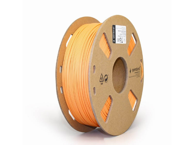 Filament for 3D Printer PLA Matte 1.75mm Gembird Orange