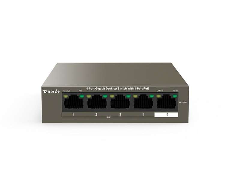 Tenda Switch 5port Gigabit TEG1105P-4-63W w/4port PoE