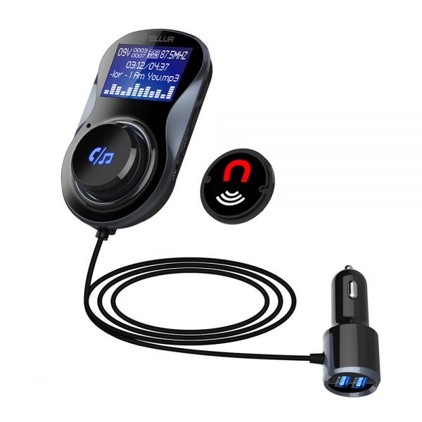 Tellur FM Car Transmitter FMT-B4 with Bluetooth / MicroSD