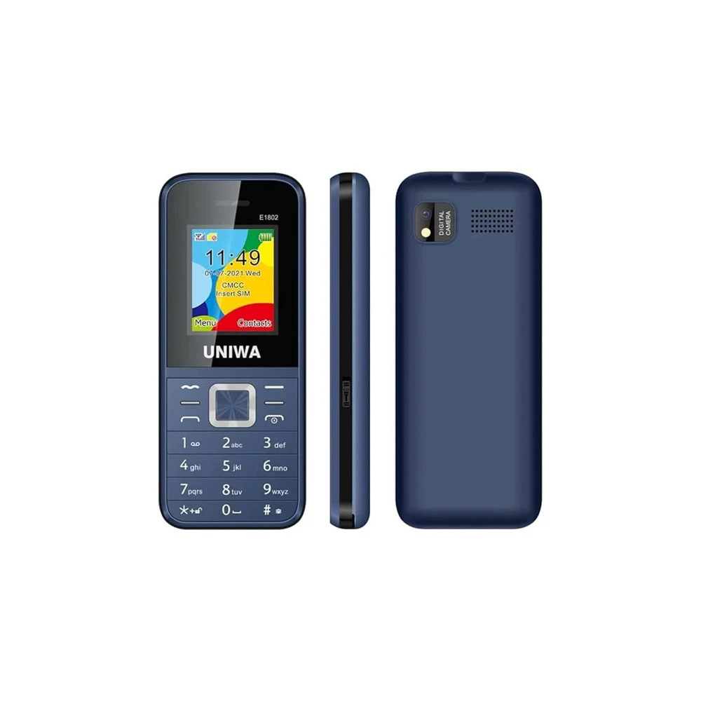 UNIWA E1802 Dual Sim Feature phone Blue