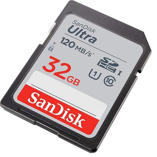 Secure Digital Sandisk 32GB Ultra120MB/s Class10 UHS-I