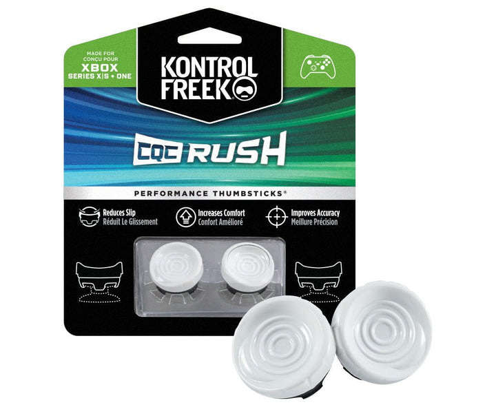 KontrolFreek White Rush CQC Thumbsticks for XBOX/XBSX Controller Gaming