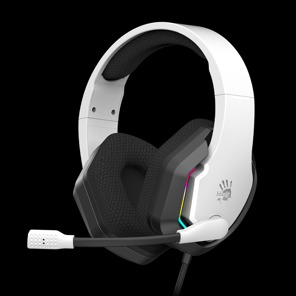 Headphones A4 G260P Bloody Gaming RGB White