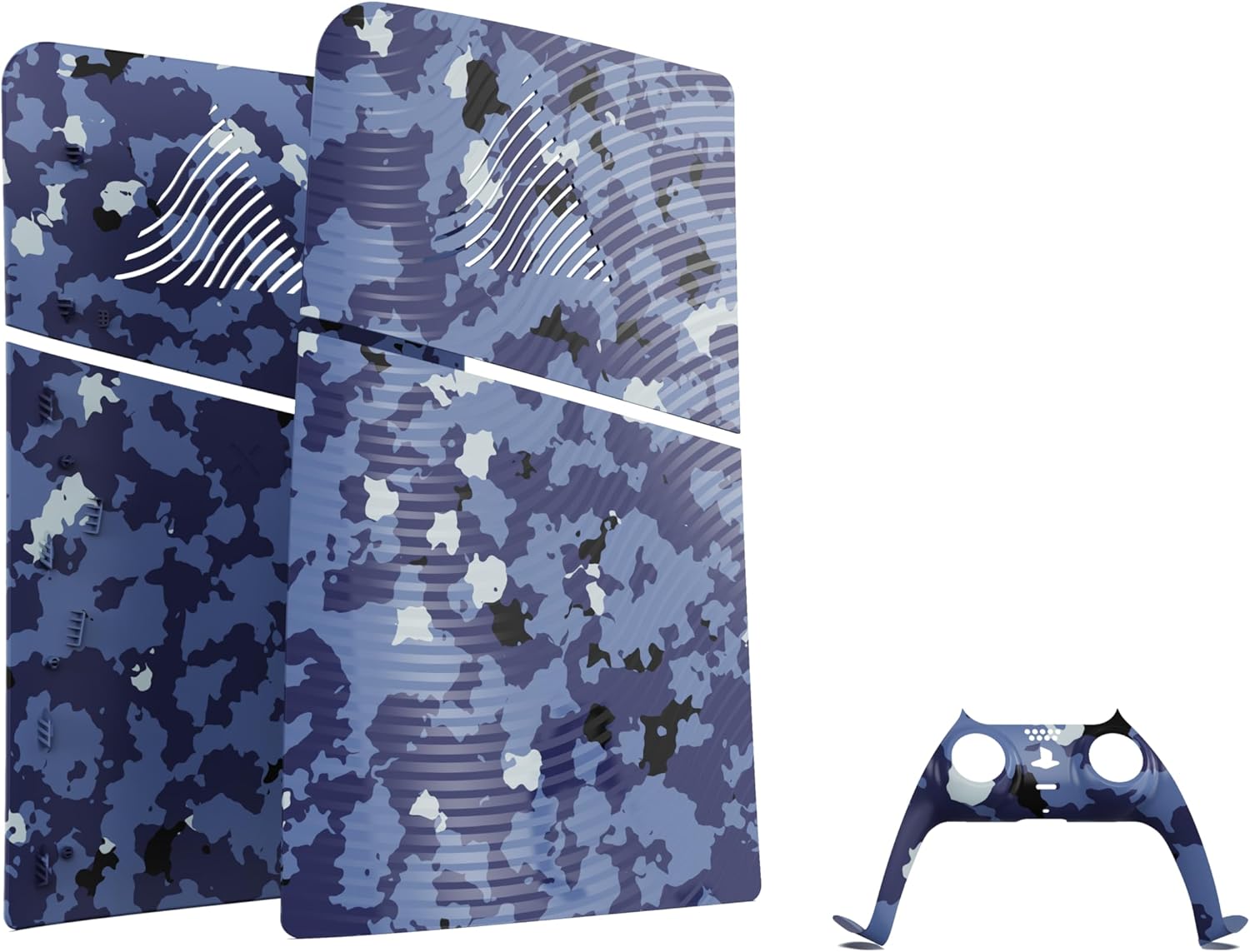 Faceplate for Playstation 5 PS5 Slim Disc/Digital and Dualsense - Blue wave