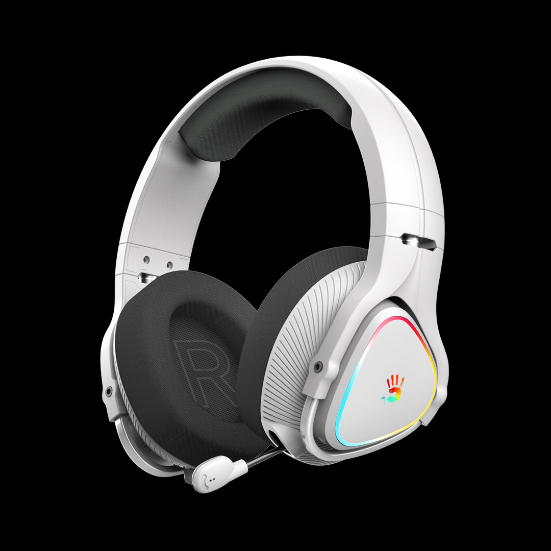 Headphones A4 MR710 Bloody Gaming RGB Wireless/Bluetooth Grey