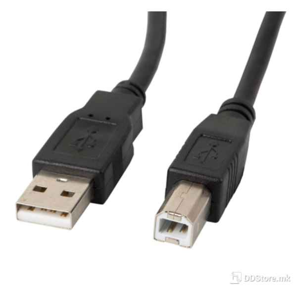 Cable USB 2.0 A to B 3m Lanberg Ferrite Black