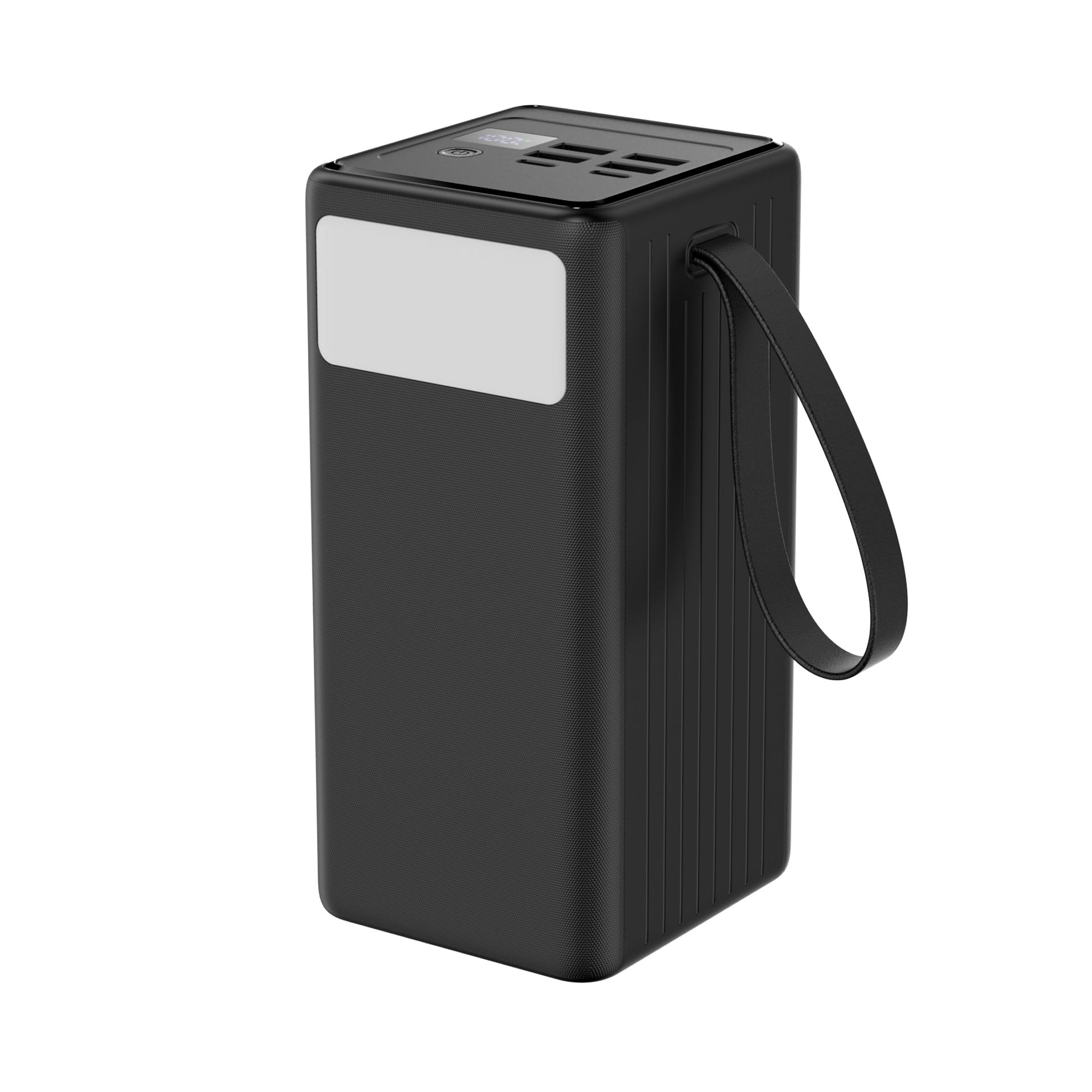 Power Bank Platinet 60000mAh 65W QC3.0 w/LED Flashlight Black