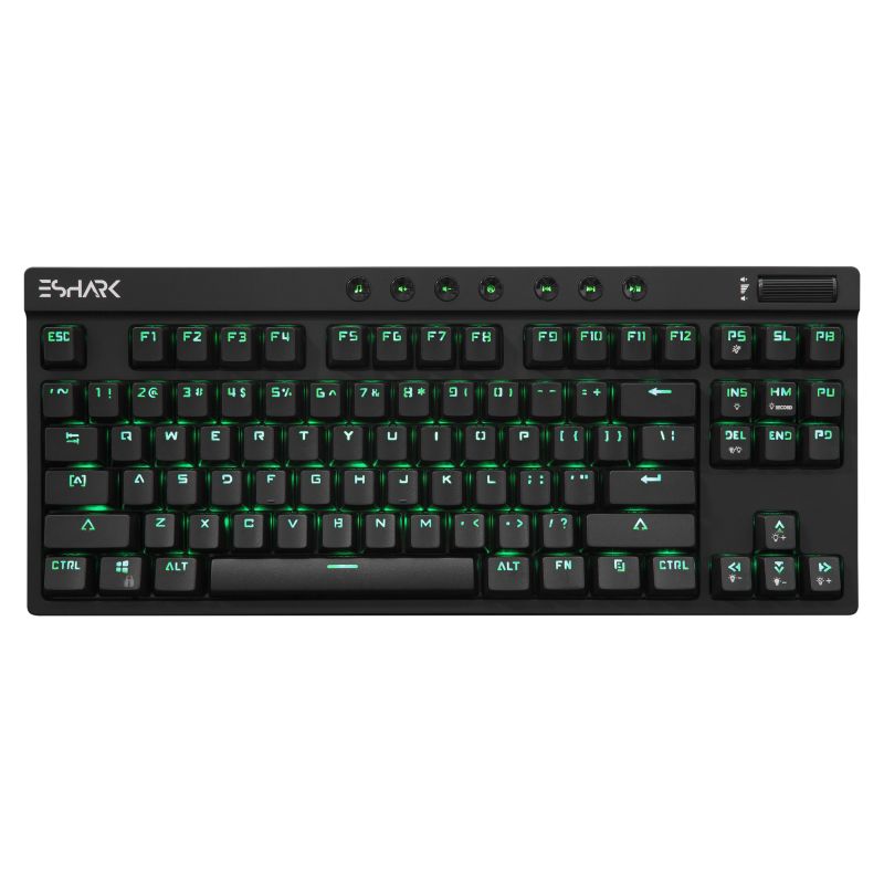 Keyboard White Shark Premium Gaming Kodachi TKL Mechanical Per Key RGB