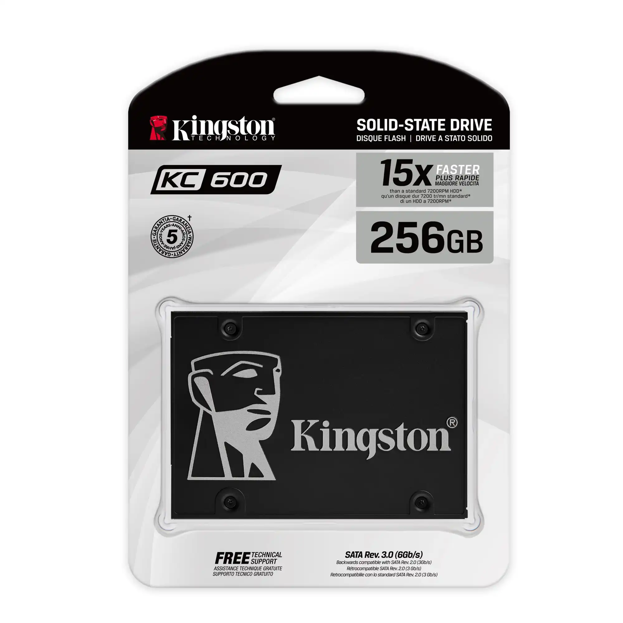 Kingston 256GB KC600 SATA 3 2.5" SSD