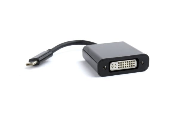 Adapter USB Type-C to DVI Black