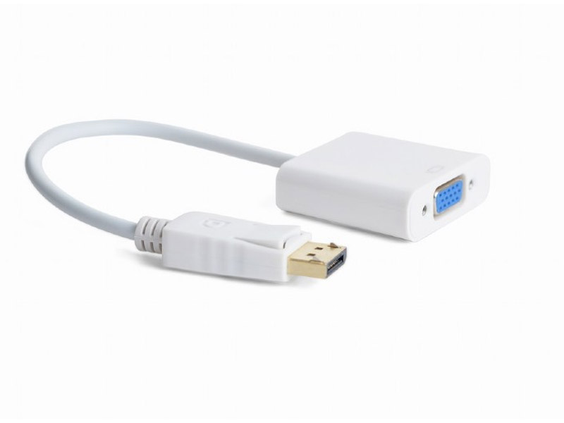 Display Port to VGA Adapter Gembird White