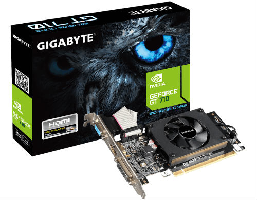 Gigabyte GeForce GT710 2GB DDR3 HDMI/DVI/VGA