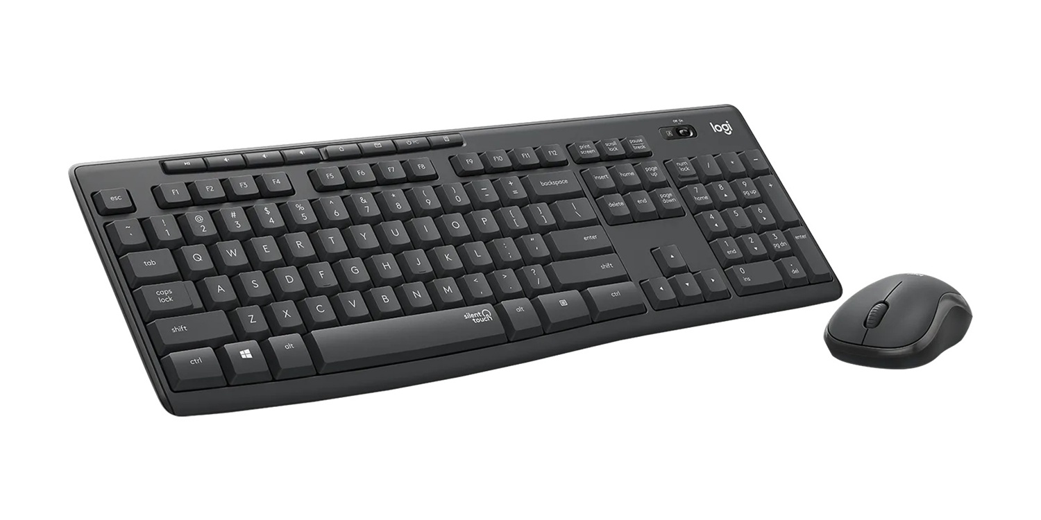 Keyboard Logitech Wireless Desktop MK295 Combo w/Mouse Silent