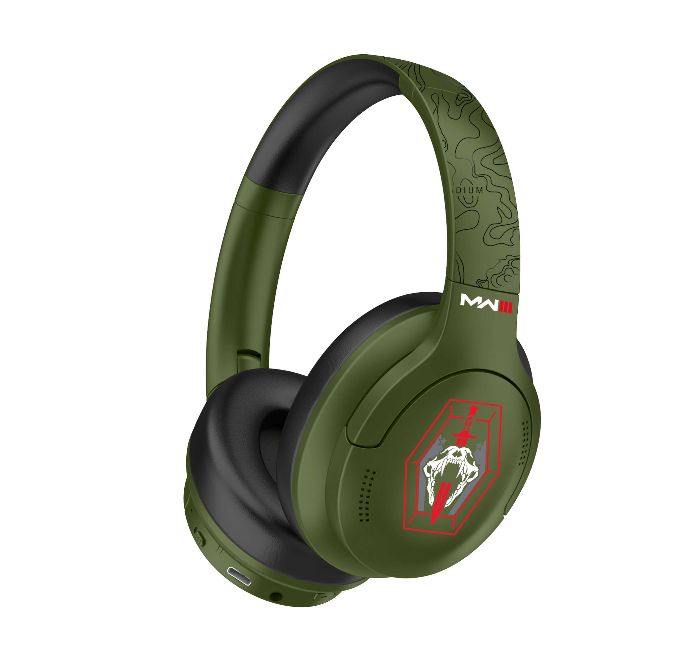 Headphones OTL Bluetooth ANC Modern Warfare 3 - Olive Snake