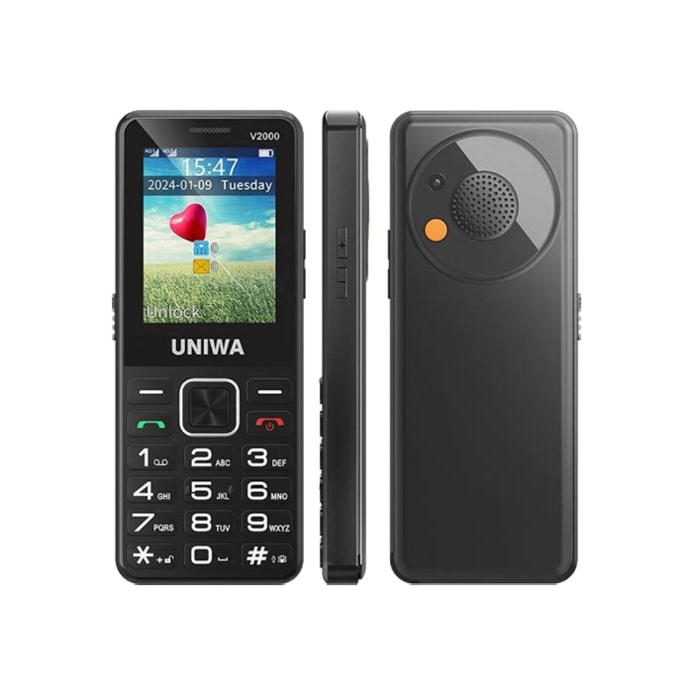 UNIWA V2000 Feature phone Black