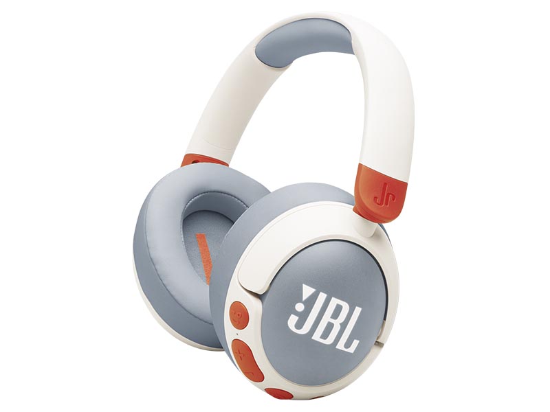 Headphones JBL Kids JR470 Active Noise Cancelling Bluetooth w/Microphone White