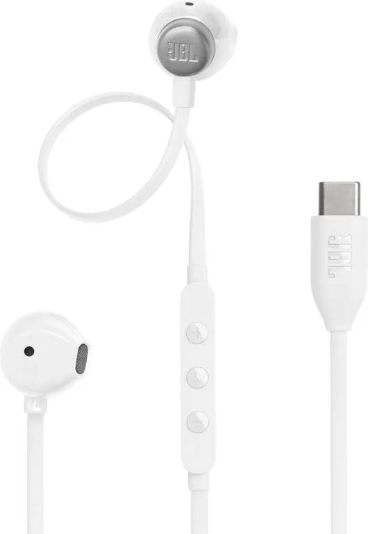 Earphones JBL Tune 305 Type-C w/ Microphone White