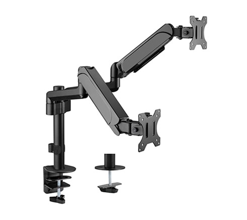 Monitor Desktop Stand Gembird MA-DA2P-01 for 2 Monitors Black